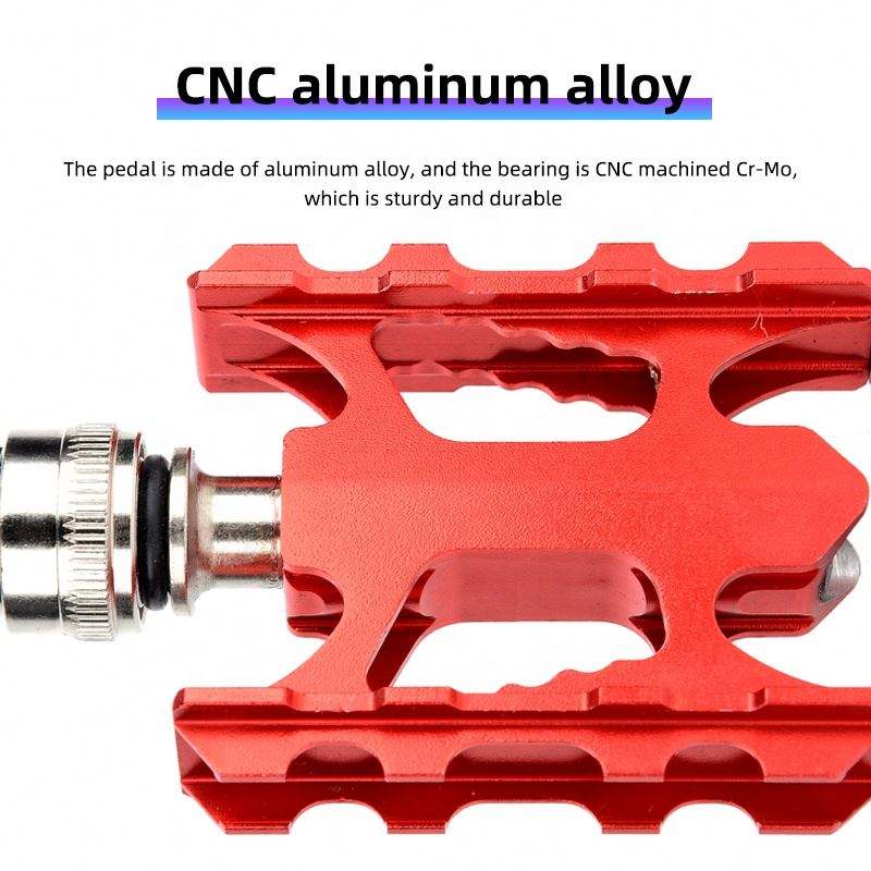 Sealed Bearing Pedals With High Quality Aluminum alloy DU Quick Release Bicycle Pedal Light Weight Bike Parts