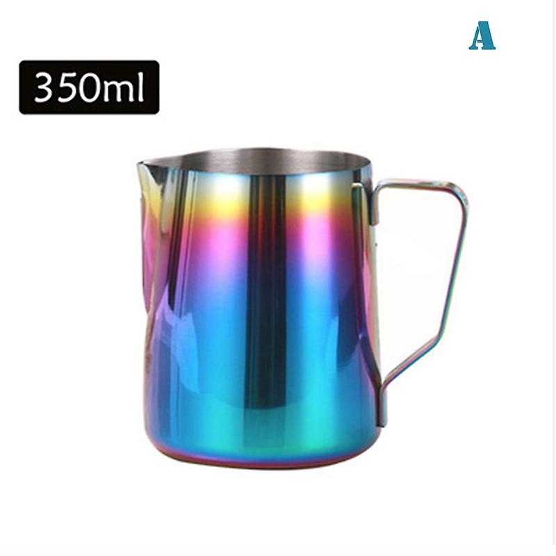 Japanese Style Stainless Steel Garland Cup Garland Milk Jug Best Milk Frother Steamer Cup Easy To Read Creamer