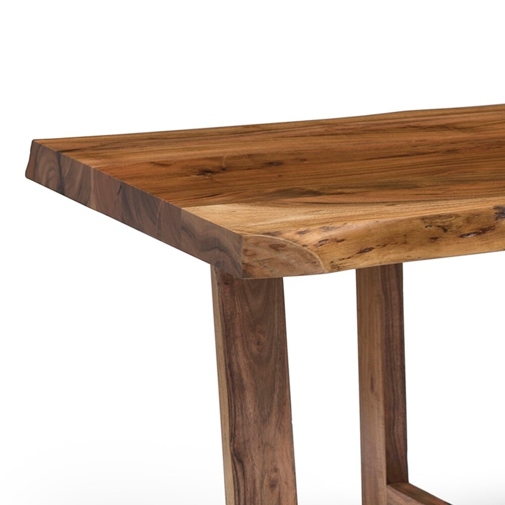 Berkshire Solid Wood Natural Live Edge Lodge Coffee Table