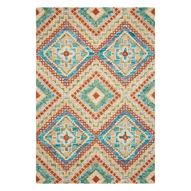 Nourison Vivid Medallion Wool Rug