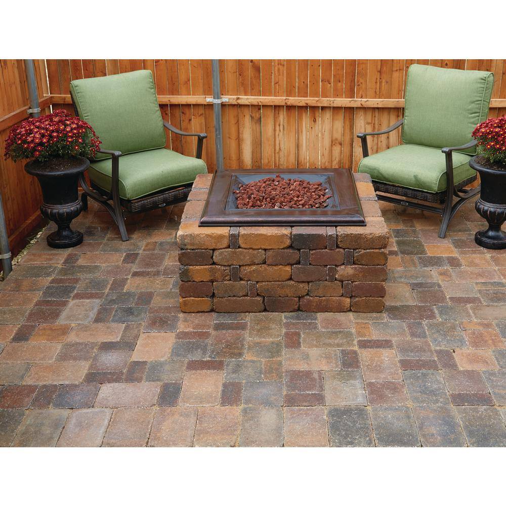 Pavestone RumbleStone Mini 7 in. x 3.5 in. x 1.75 in. Sierra Blend Concrete Paver (576 Pcs.  98 Sq. ft.  Pallet) 91377