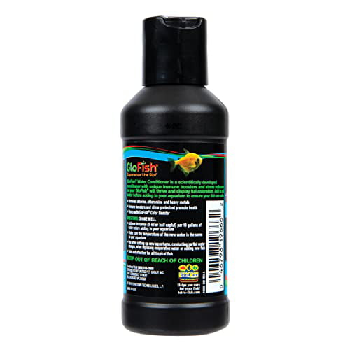 GloFish Water Conditioner 4 Ounces， Makes Tap Water Safe For Aquariums