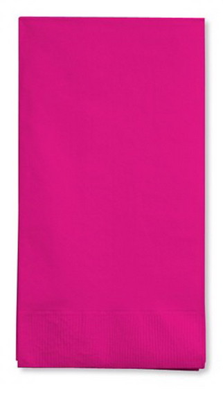 Creative Converting 95177 Hot Magenta 3 Ply Guest ...