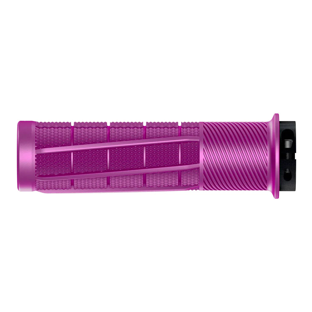 OneUp Thick Lock-On MTB Grips - Purple