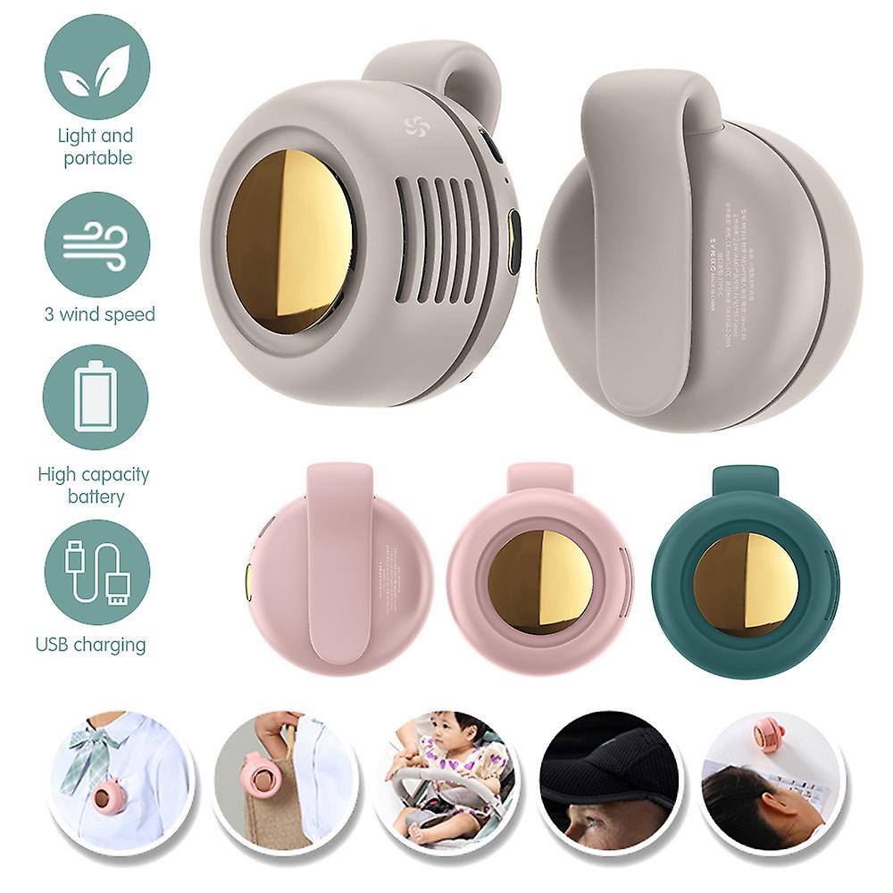 Hanging Waist Small Whirlwind Fan Portable Small Fan Charging Mini Usb