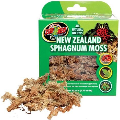 Zoo Med New Zealand Sphagnum Moss Reptile Substrate， 80-in