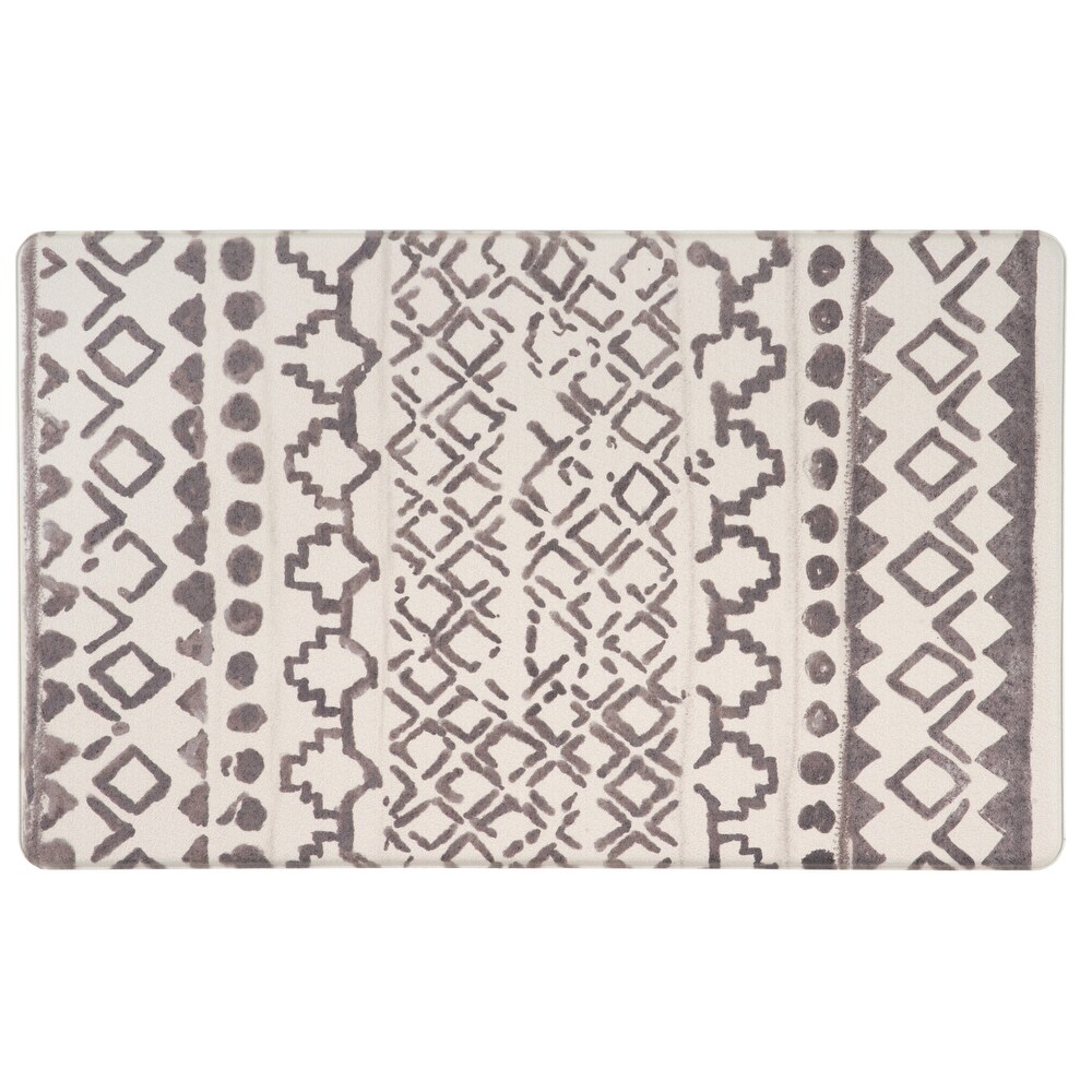 World Rug Gallery Distressed Bohemian Anti Fatigue Standing Mat