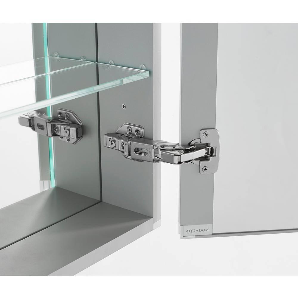 Aquadom Royale 36 in W x 30 in H Recessed or Surface Mount Medicine Cabinet with BiView Doors