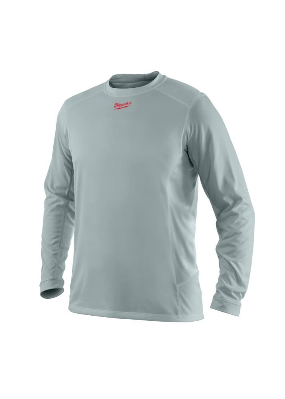 WorkSkin™ Light Weight Performance Long Sleeve Shirt ; Gray ; Large ;