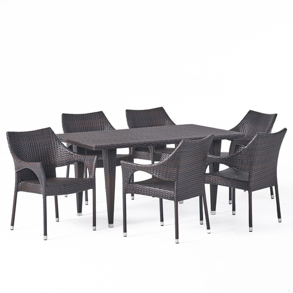 Cliff 7piece Outdoor Dining Set by Christopher Knight Home