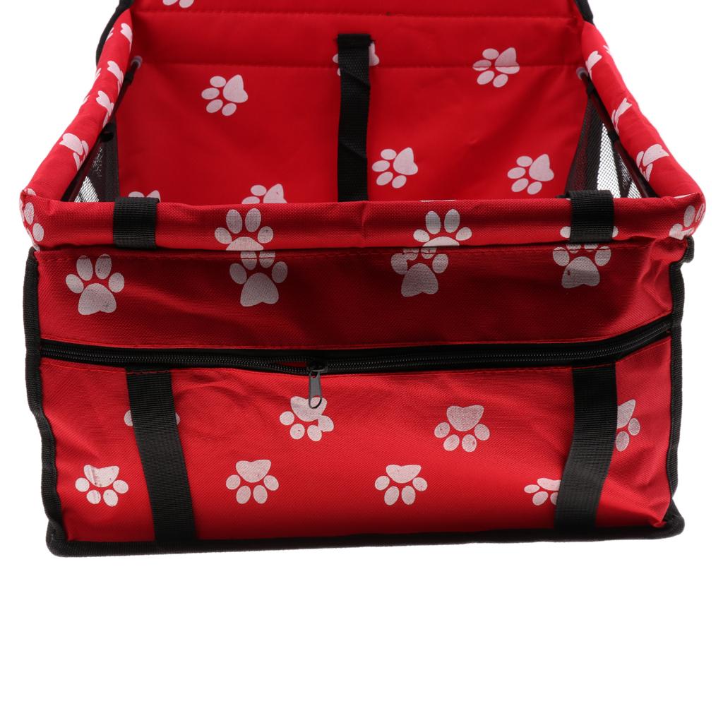 ， Pet Carrier Cover with - Waterproof Bag， Cushion Mat Red