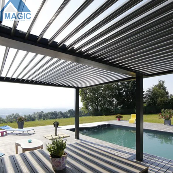 Ace Manufacturer Supply Aluminium Pergola Louver Pergola Exterior For House Aluminum Pergola