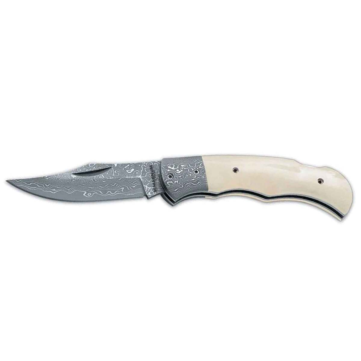 Boker Magnum Damascus Bone 3.07 inch Folding Knife