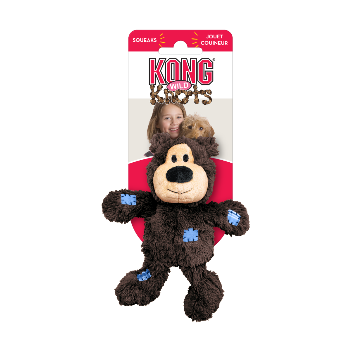 KONG Wild Knots Bear - Medium/Large Dog Toy