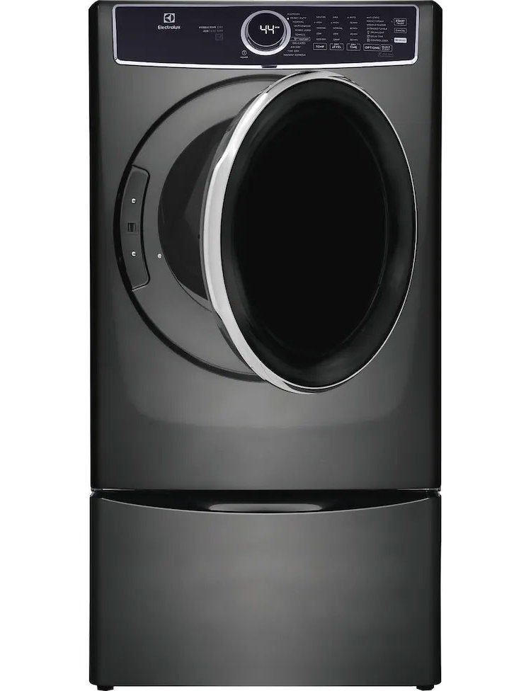 Electrolux 8 Cu. Ft. Titanium Front Load Perfect Steam Gas Dryer With LuxCare Dry and Instant Refresh