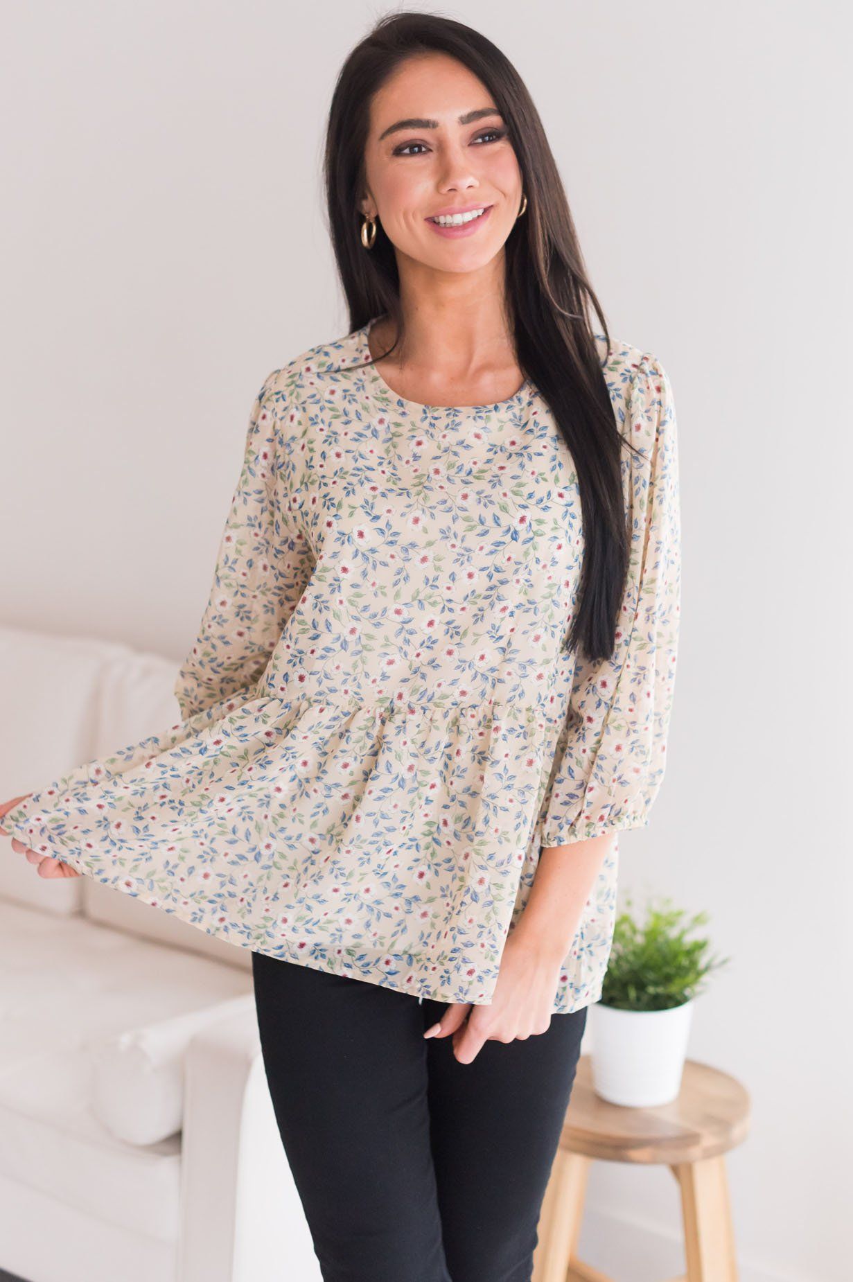 Every Little Thing Modest Blouse