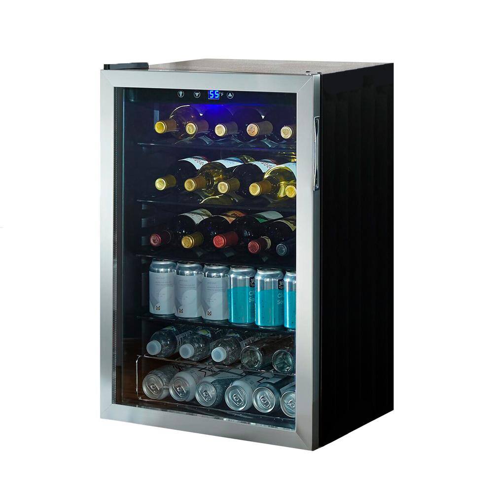 Vissani 4.3 Cu. ft. Wine and Beverage Cooler in Stainless Steel HVBC430ST