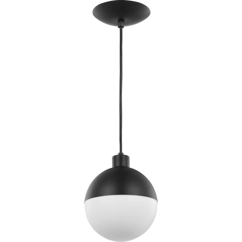 Progress Lighting Globe LED 1 Light Painted Black LED Outdoor Pendant Light P500147-031-30