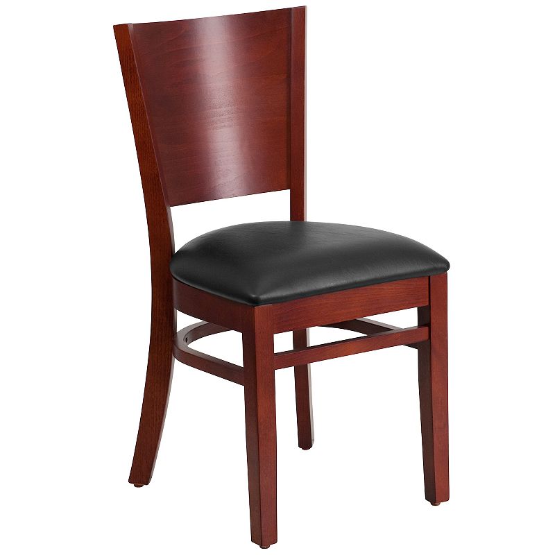 Flash Furniture Lacey Series Solid Back Wood Restaurant Chair