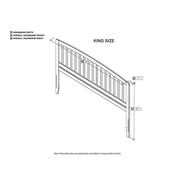 Richmond Mission Classic Headboard - - 12512034