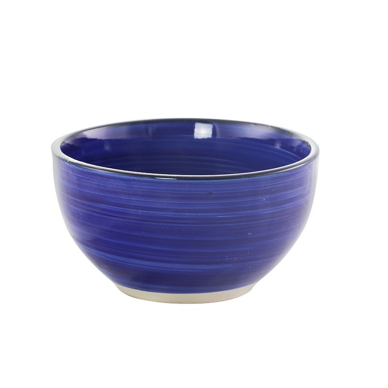 Gibson Everyday Color Vibes 12 Piece Handpainted Stoneware Dinnerware Set