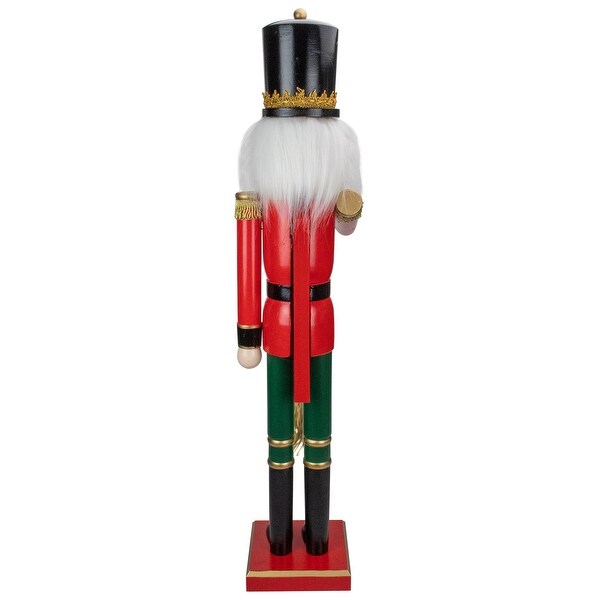 36 Red and Green Christmas Nutcracker Soldier with Horn