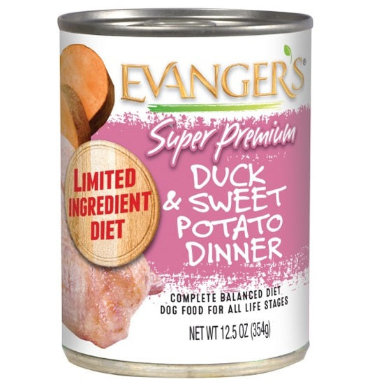 Evangers Super Premium Duck and Sweet Potato Canned Dog Food