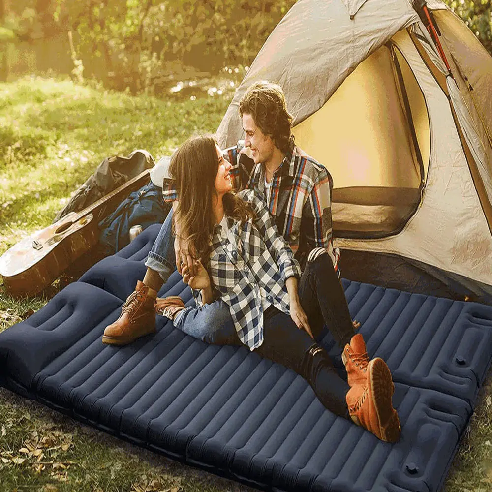 Nylon Tpu Inflatable Foam Camping Outdoor Sleeping hiking  Mat