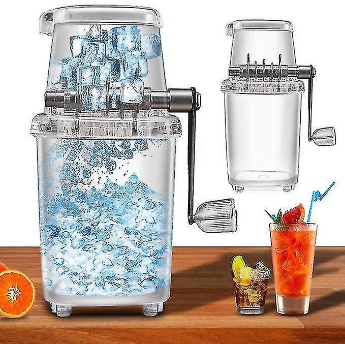 Manual Rotary Ice Crusher Cocktails Slush Machine