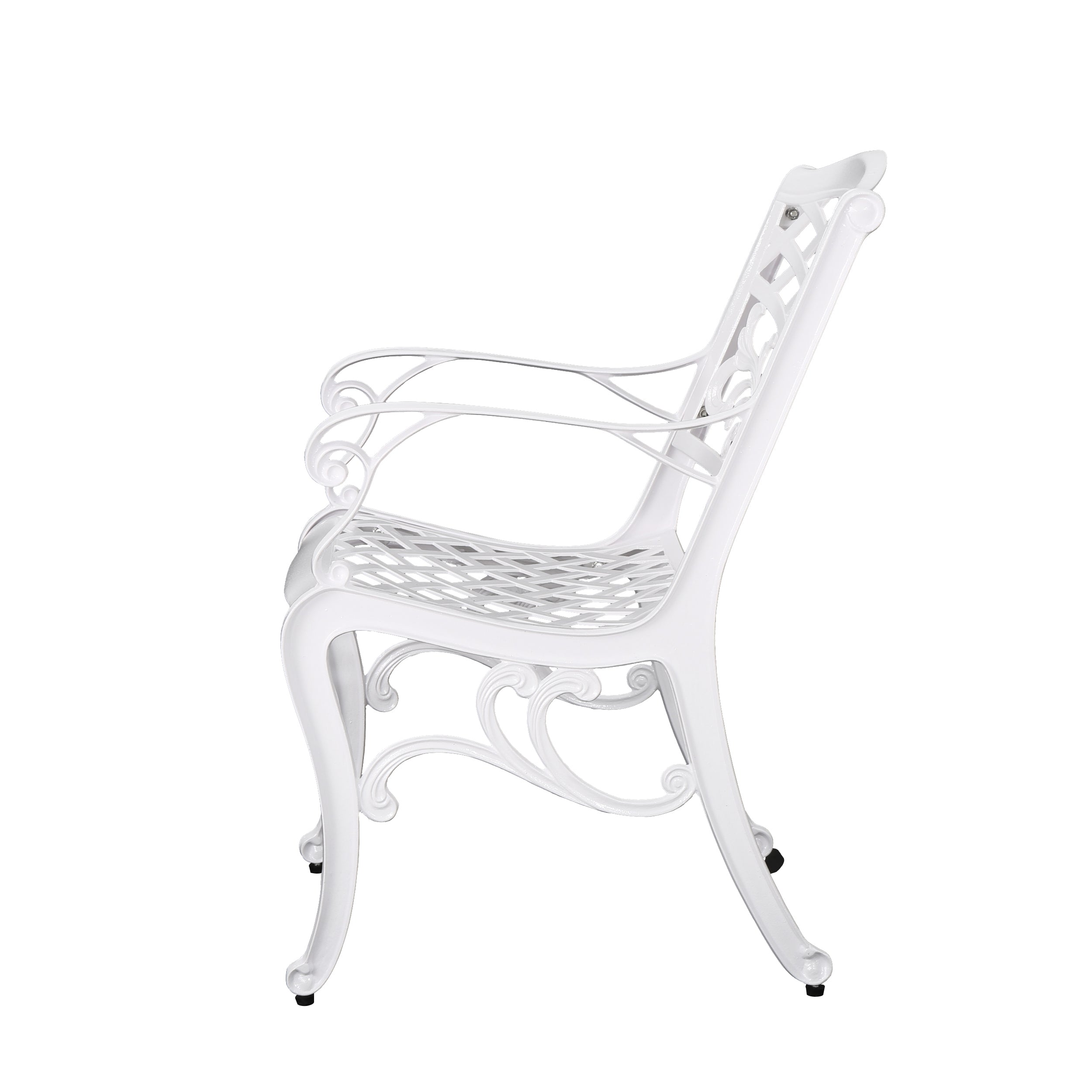 Tsa Outdoor Cast Aluminum Arm Chair (Set of 2)