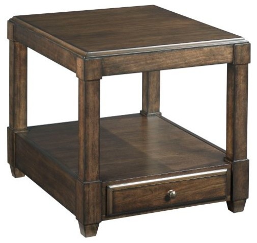 Hammary Halsey Rectangular Drawer End Table   Transitional   Side Tables And End Tables   by Beyond Stores  Houzz