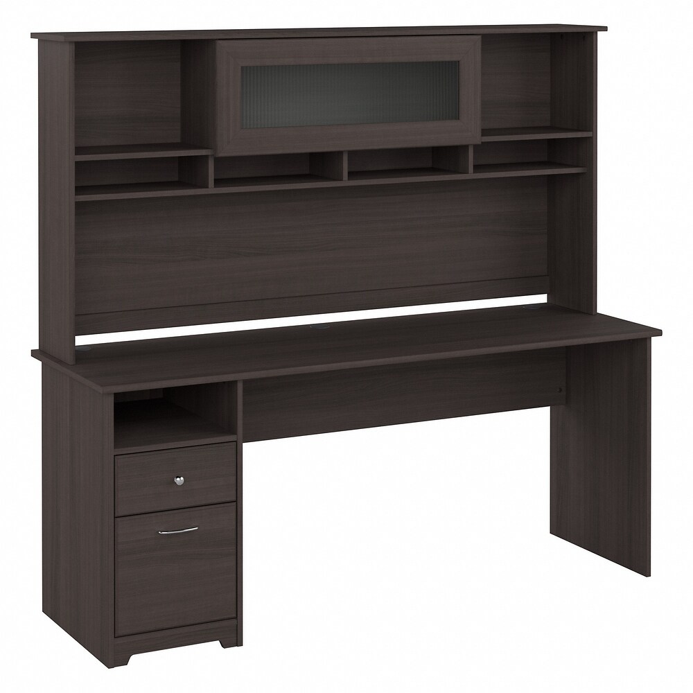 72W Computer Desk with Hutch and Drawers by Bush Furniture