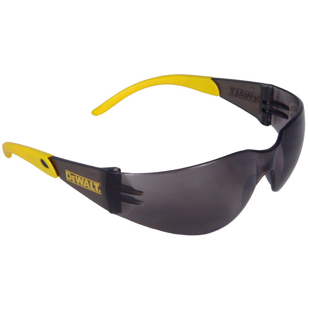 DW Protector Safety Glasses Smoke/Yellow Frame Smoke Lens DPG54-2D from DW