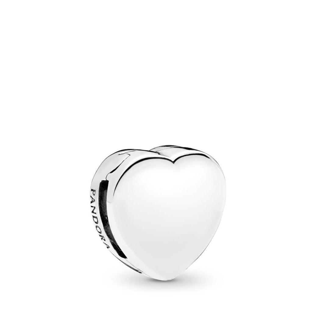 PANDORA  REFLEXIONS Heart Clip