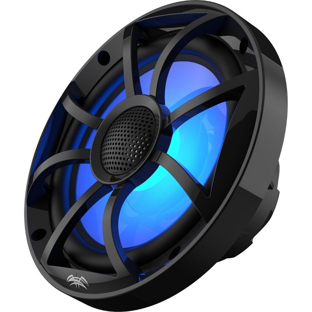 Coaxial Speakers With Black Xs Grille And Cone pair