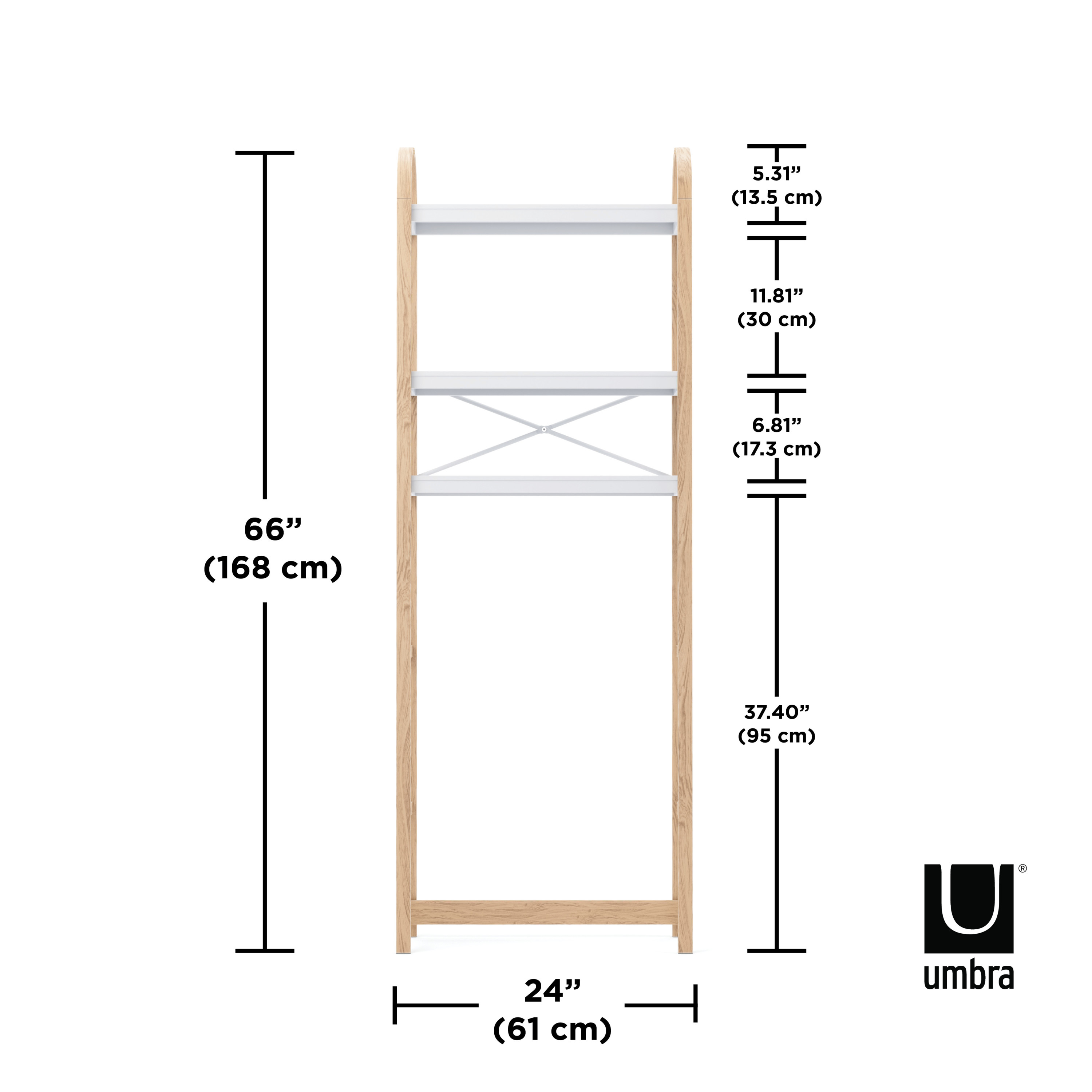 Umbra Bellwood Over the Toilet Shelf