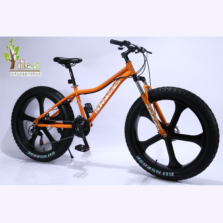 2023 Black pedal  factory cheap adult bicycle 26er*17inch 21 speed mountain bike Freestyle  fat  tire high carbon steel frame