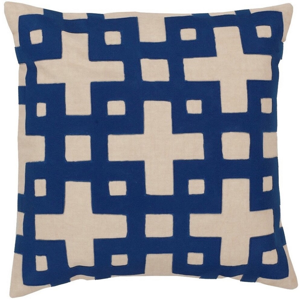 Jones 18 inch Decorative Geometric Pillow Cover