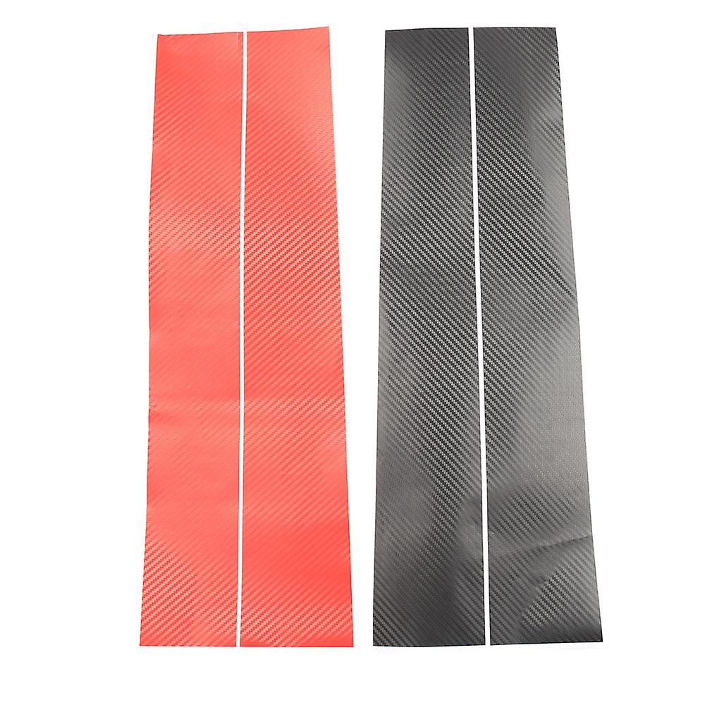 3d Stereo Carbon Fiber B-pillar Modified Car Stickers In The Column Plating Film Universal