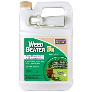 Bonide Weed Beater Fe 1 Gallon Ready-To-Use Weed Disease Moss Algae and Lichen Control in Lawns 322