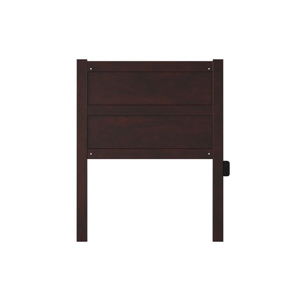 NoHo Twin Panel Headboard in Espresso - - 37219653