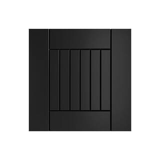 WeatherStrong Daytona 13 in. W x 0.75 in. D x 13 in. H Black Cabinet Door Sample Pitch Black Matte SD1313-HD-DPB