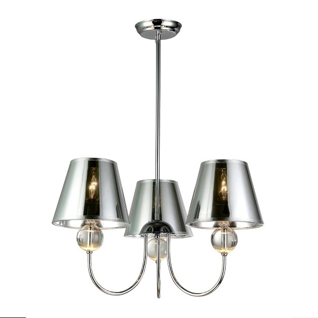 X 24 quot X 29 quot Leto Chrome Chandelier Silver Warehouse Of 