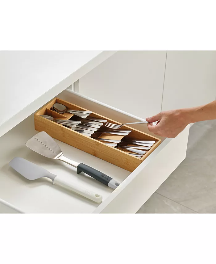 Joseph Joseph DrawerStore™ Bamboo Compact Cutlery Organizer