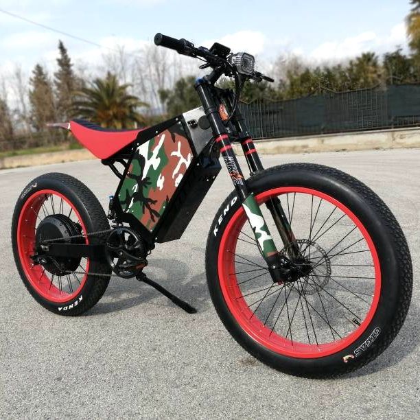 E Cycle Not Electric Folding Bicycle 72V Ebike 15000W Motor Bike Fat Tire Electric Bike For Adult