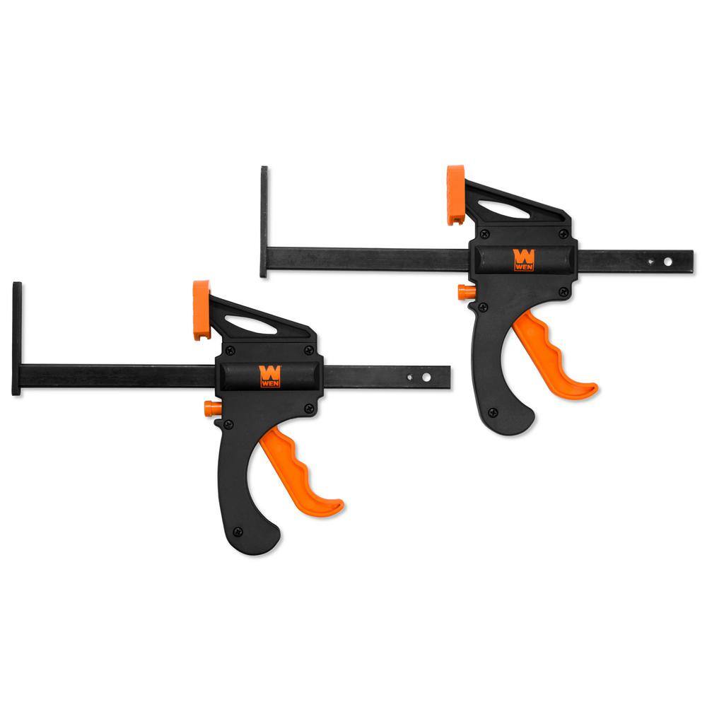 WEN 7.5 in. Quick Release Track Saw Clamps (2-Pack) CT992F