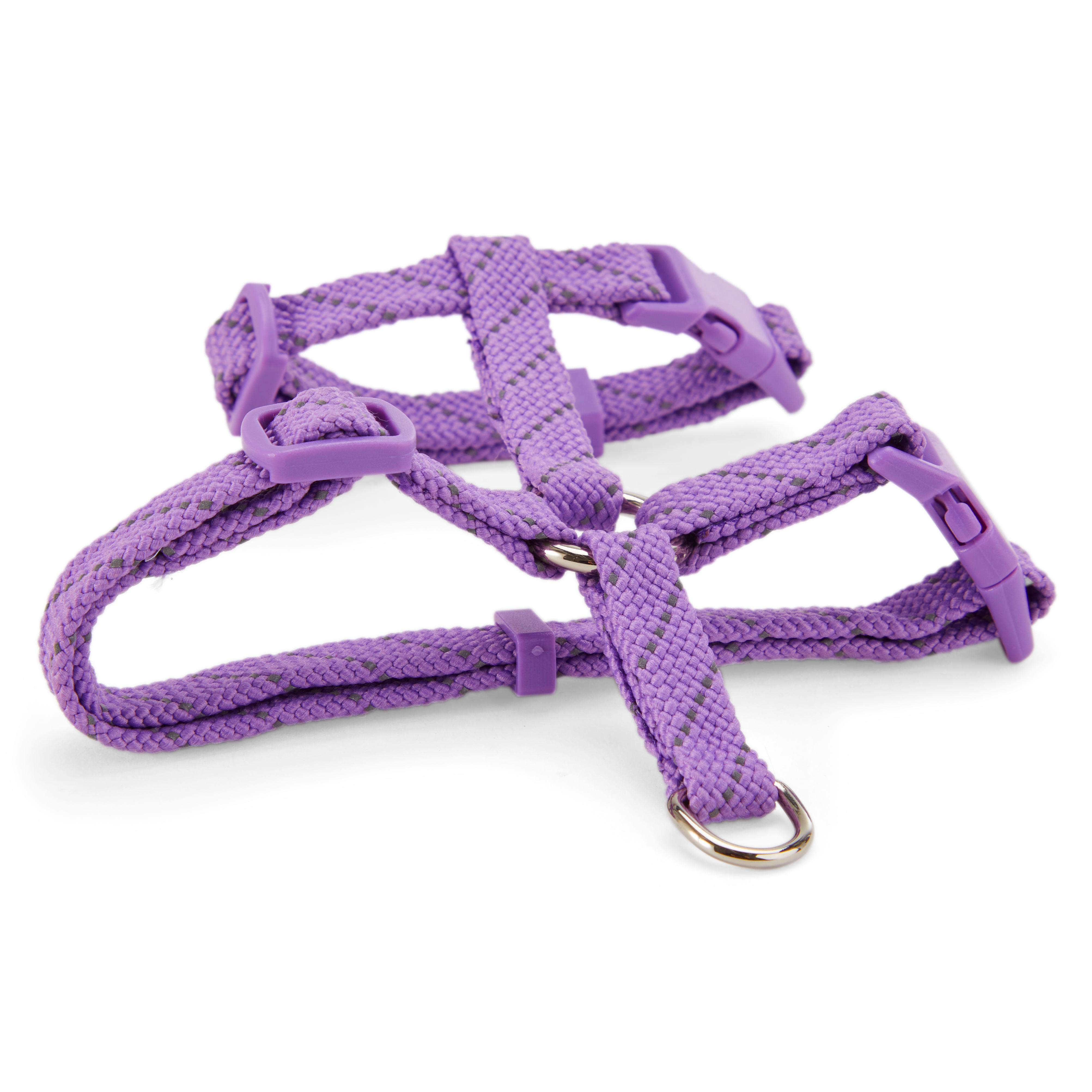 YOULY The Protector Lavender Reflective Kitten Harness  Leash Set