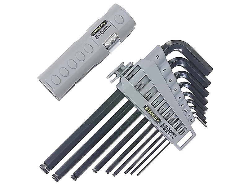 Stanley Tools Hexagon Grip Key Set of 9 Metric (1.5-10mm) STA089904