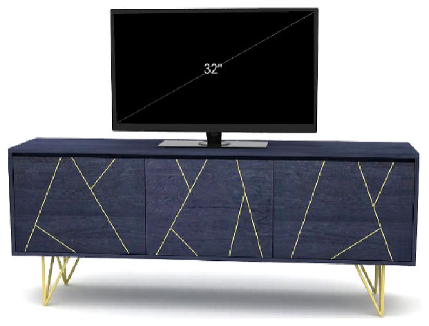 Solid Mango TV Cabinet  Tikamoon Liv   Contemporary   Entertainment Centers And Tv Stands   by Oroa   Distinctive Furniture  Houzz