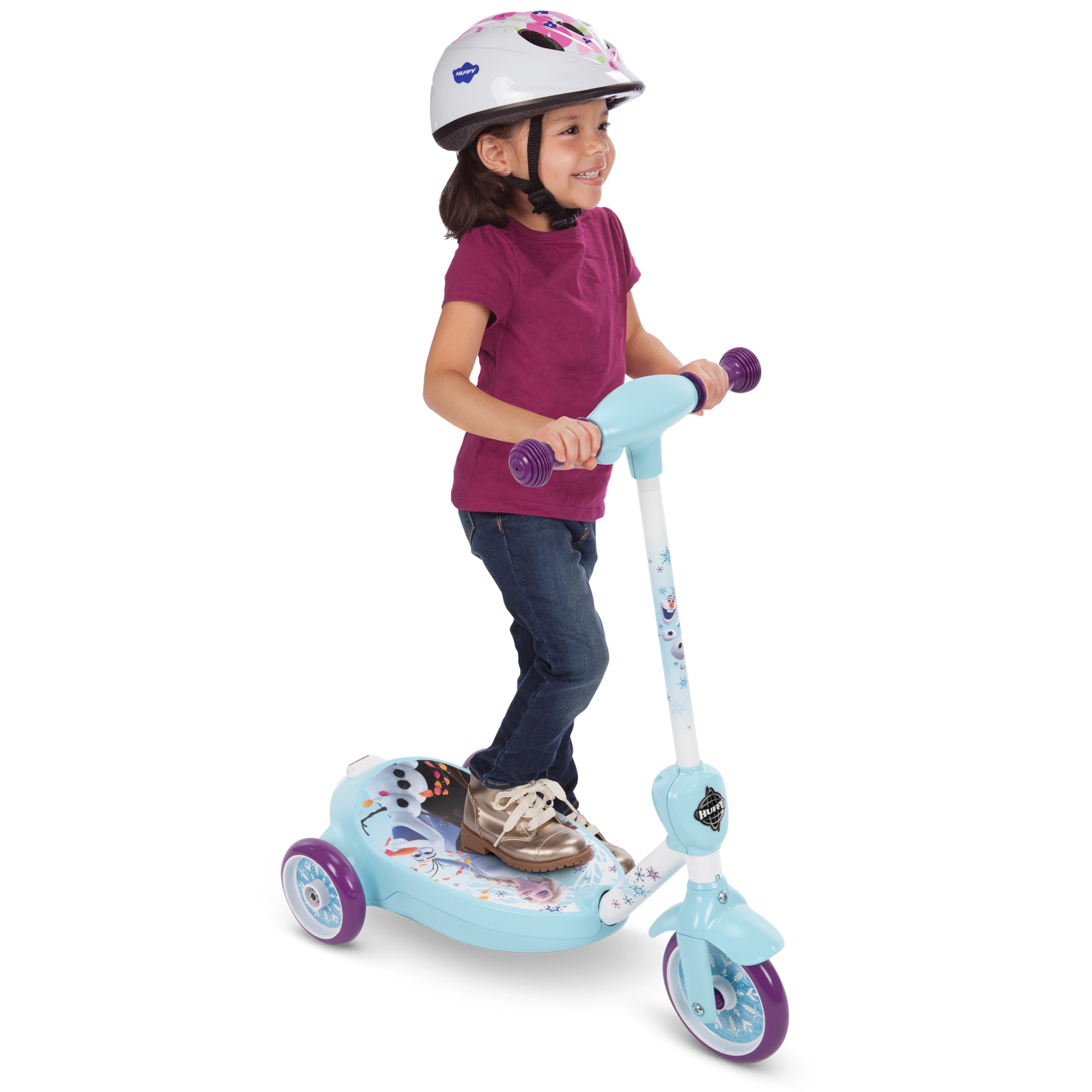 Disney Frozen 3-Wheel Ride-on Electric Bubble Scooter by Huffy